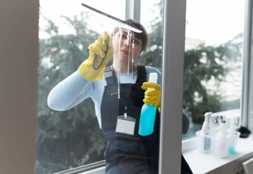 Nettoyage de vitres intérieures et extérieures à Puygros